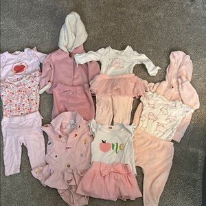 Pink 12 Month All Season Clothing Bundle